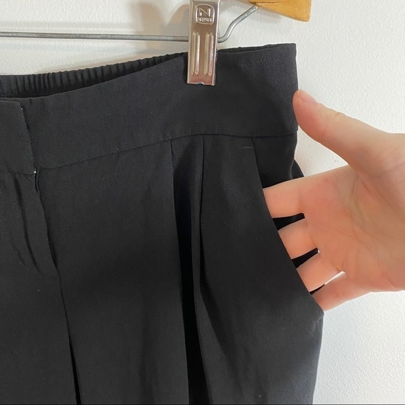 Loft Skinny Leg Cuffed Black Dress Pants Marisa 0T - Picture 7 of 10